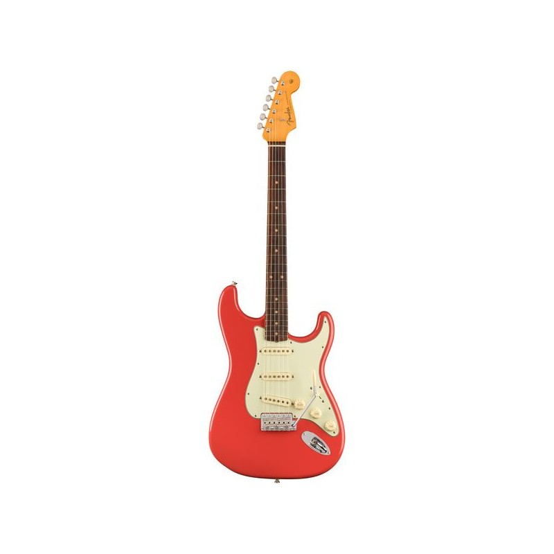 Guitare Electrique FENDER American Vintage II 61 Strat RW Fiesta Red - Macca Music