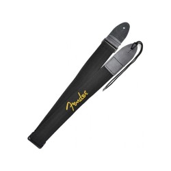 Sangle Pour Guitare Et Basse FENDER Logo Straps Yellow - Macca Music