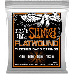 Cordes Basse ERNIE BALL Slinky Flatwound 2813 - Macca Music