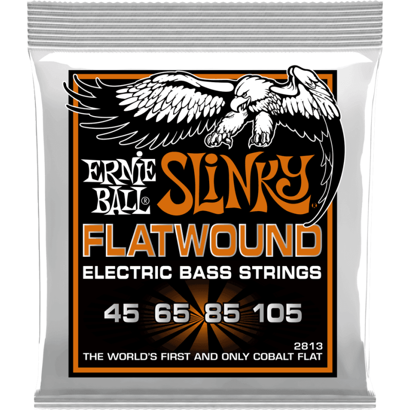 Cordes Basse ERNIE BALL Slinky Flatwound 2813 - Macca Music