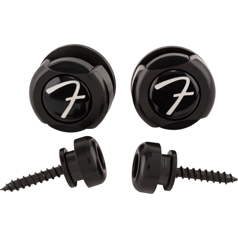 Straplock FENDER Infinity Locks Black - Macca Music
