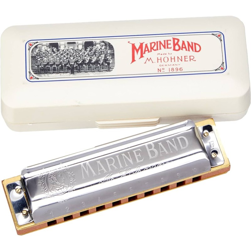 HOHNER MARINE BAND 10 TROUS C 1896/20 - MACCA MUSIC