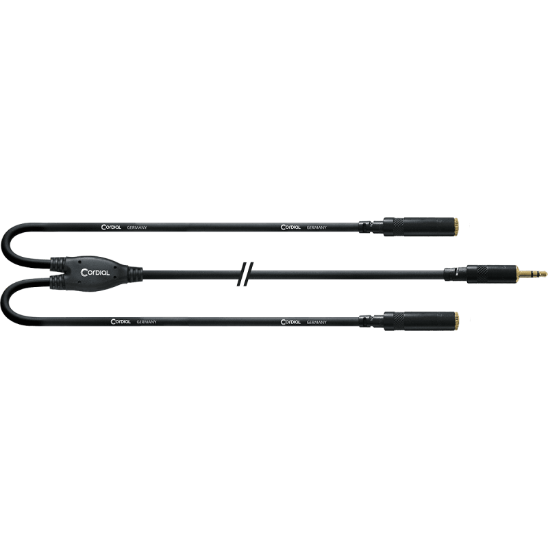 Câble Audio CORDIAL Minijack F/RCA M CFY0.3YCC 0.3M - Macca Music