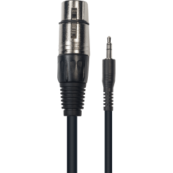 Câble Mini Jack Stéréo - XLR Femelle YELLOW CABLE ECO K12-3 - Macca Music