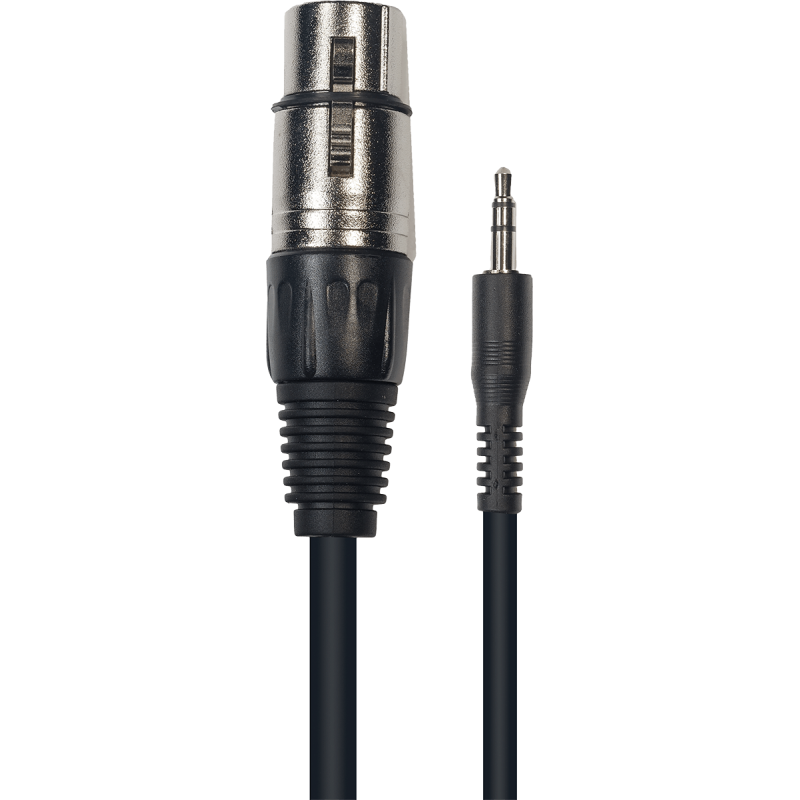 Câble Mini Jack Stéréo - XLR Femelle YELLOW CABLE ECO K12-3 - Macca Music