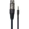 Câble Mini Jack Stéréo - XLR Femelle YELLOW CABLE ECO K12-3 - Macca Music