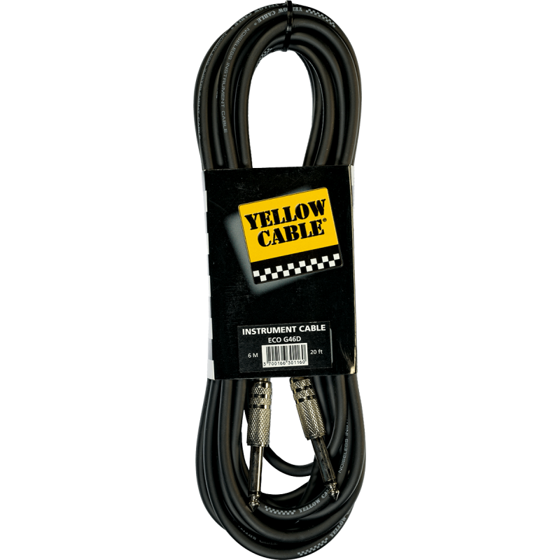 Câble Instrument Jack YELLOW CABLE ECO G46D - Macca Music