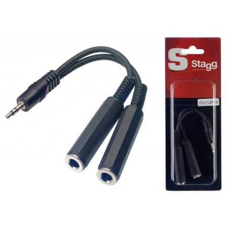 Stagg Adaptateur jack mono mini jack stereo - MaccaMusic -