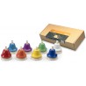 Ensemble de 8 "Tick Bells" de table, 1 octave