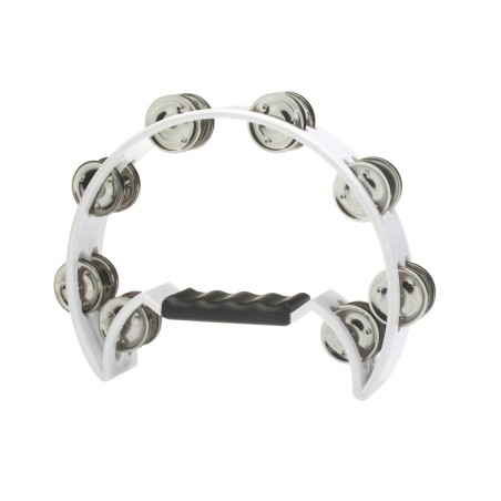 Stagg Tambourin Demi-Lune en Plastique avec 16 Cymbalettes