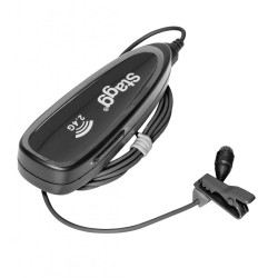 STAGG Pack Microphone Lavalier Sans Fil (avec émetteur et récepteur)