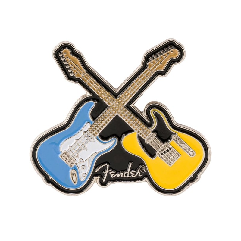 Pins FENDER Crossed Guitars Enamel - Macca Music