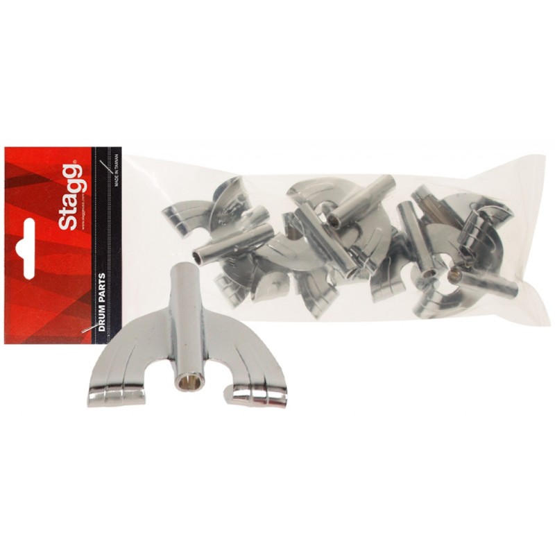 STAGG Crochet "Papillon" Pour Tirant De Grosse Caisse(10 pcs)