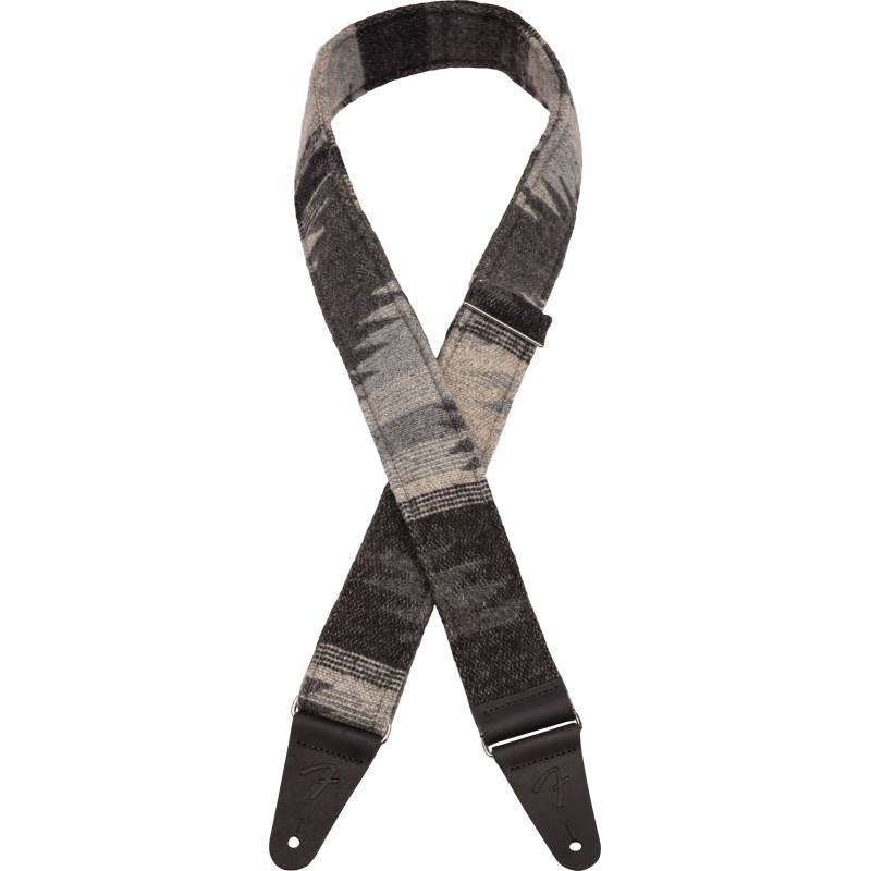 Sangle Pour Guitare Et Basse FENDER Zion Strap Grey - Macca Music