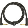 Câble Jack FENDER Deluxe Series Black Tweed 90cm - Macca Music
