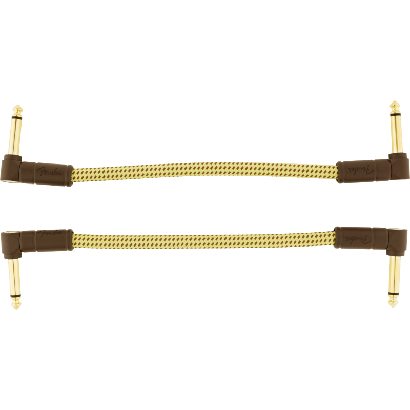 Lot De 2 Patchs FENDER Deluxe Series Tweed 15 cm - Macca Music