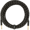 Câble Instrument Jack FENDER Deluxe Series Black Tweed 5.5m - Macca Music