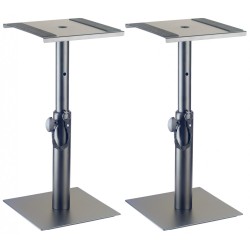 STAGG Deux Supports de Moniteur de Studio ou De Lumières, Réglables en Hauteur - Macca Music -