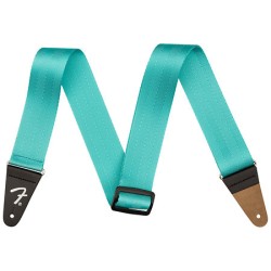 Sangle Pour Guitare Et Basse FENDER American Pro Seat Belt Strap Miami Blue - Macca Music