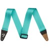 Sangle Pour Guitare Et Basse FENDER American Pro Seat Belt Strap Miami Blue - Macca Music