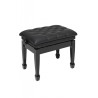 STAGG Banquette de Piano, Hydraulique, Noir Brillant avec Pelote en Vinyle Noir Ignifugée - Macca Music -