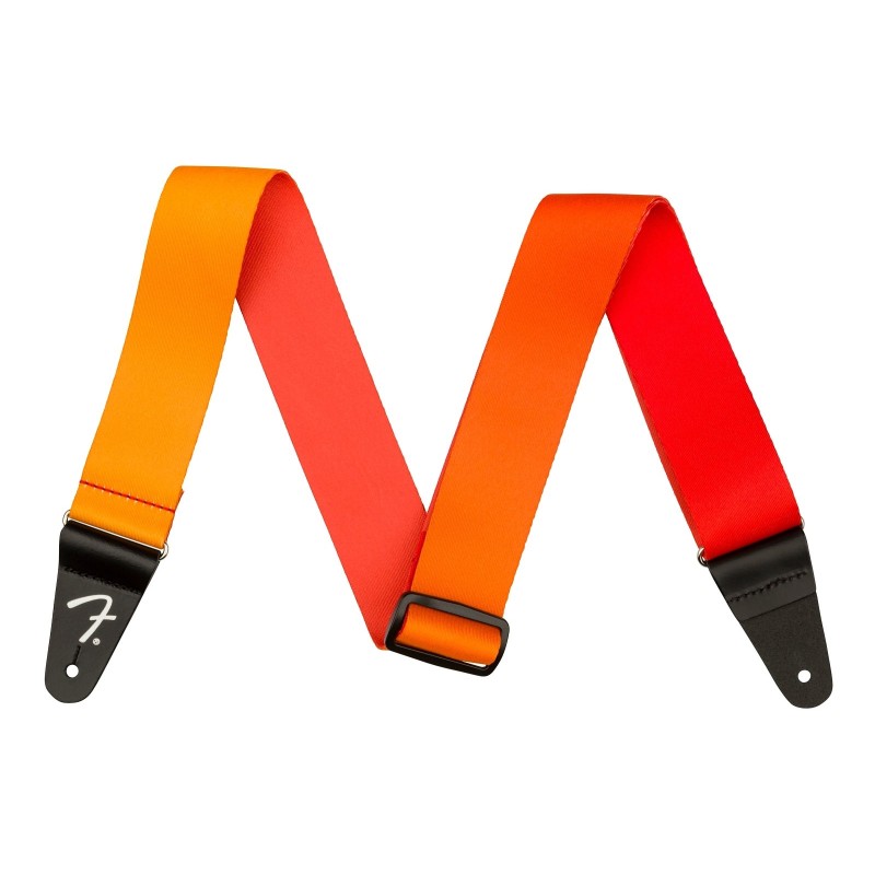 Sangle Pour Guitare Et Basse FENDER Ombre Strap Tequila Sunrise - Macca Music