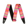 Sangle Pour Guitare Et Basse FENDER Mononeon Woven Neon Pink Strap - Macca Music