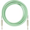 Câble Instrument FENDER Original Series Surf Green 4.5m - Macca Music