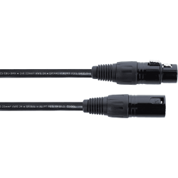 Câble CORDIAL DMX XLR/XLR 3M - Macca Music
