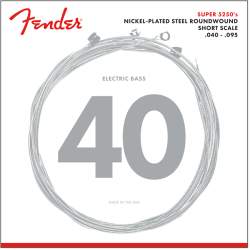 Cordes Pour Basse FENDER Super 5250s Nickel Plated Bass Strings 40-95 Short scale - Macca Music