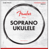 Cordes Pour Ukulélé Soprano FENDER California Coast Soprano Ukulele Strings - Macca Music