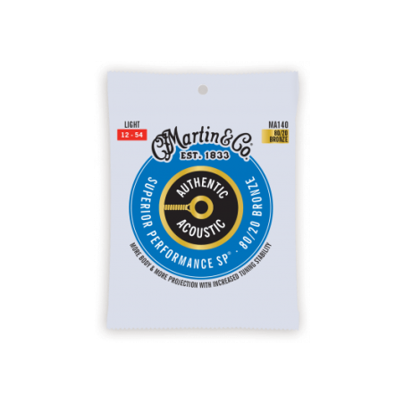 Jeu De Cordes Pour Guitare Acoustique MARTIN MA140 -Macca Music