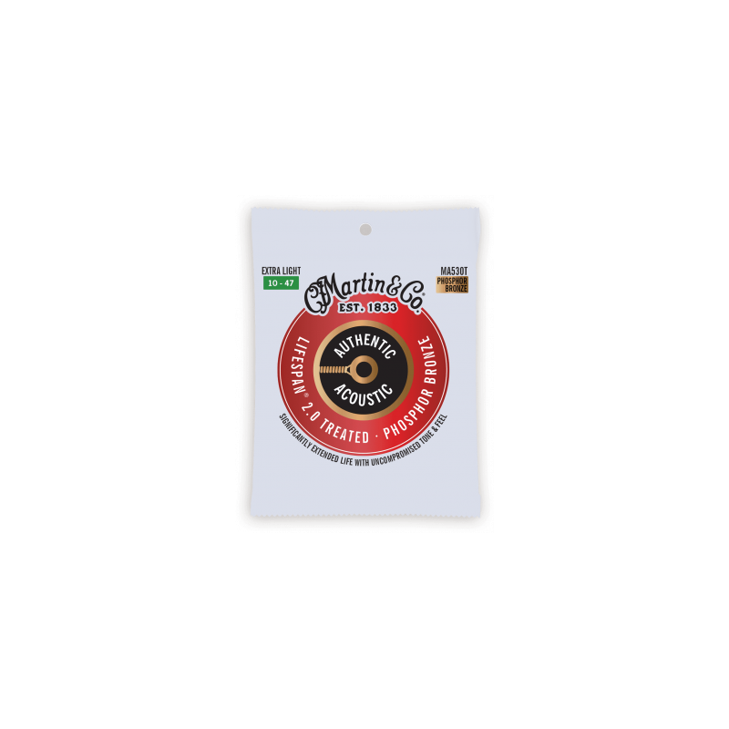 Jeu de Corde Pour Guitare Acoustique MARTIN MA530T - Macca Music