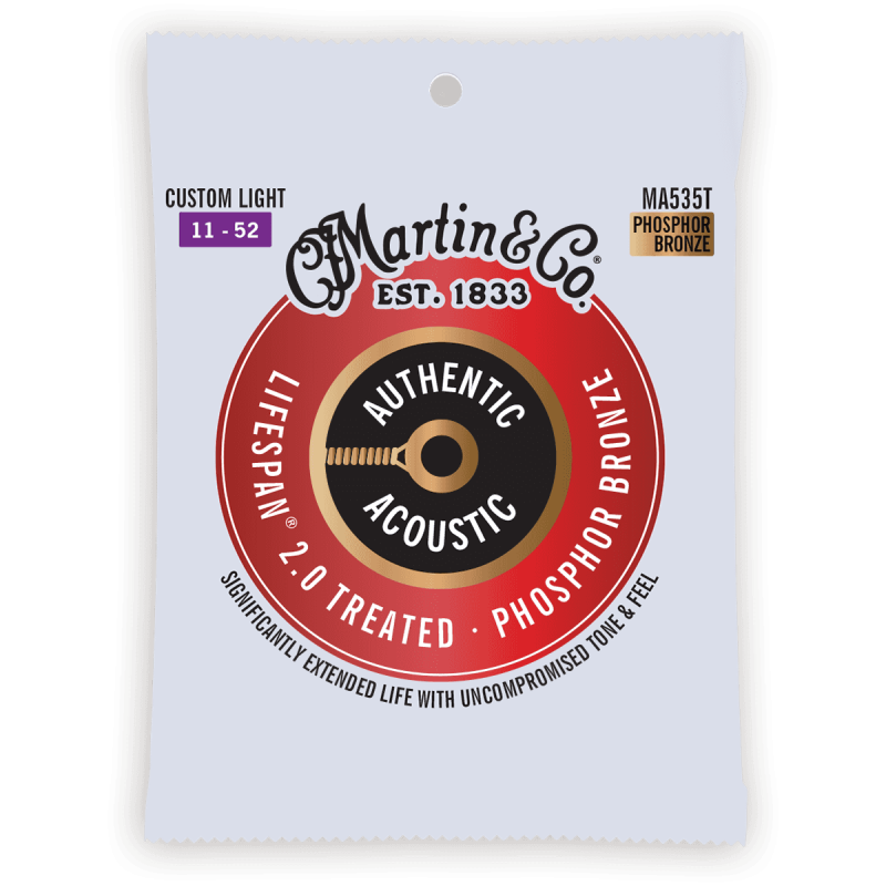 Jeu De Corde Pour Guitare Acoustique MARTIN MA535T - Macca  Music