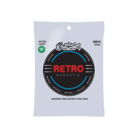 Jeu De Corde Pour Guitare Acoustique MM10X RETRO - Macca Music