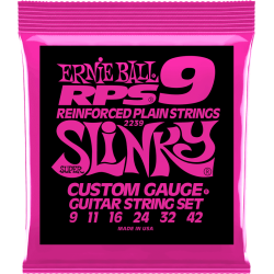 Cordes Guitare Electrique ERNIE BALL 2239 RPS Super Slinky 9-42 - Macca Music