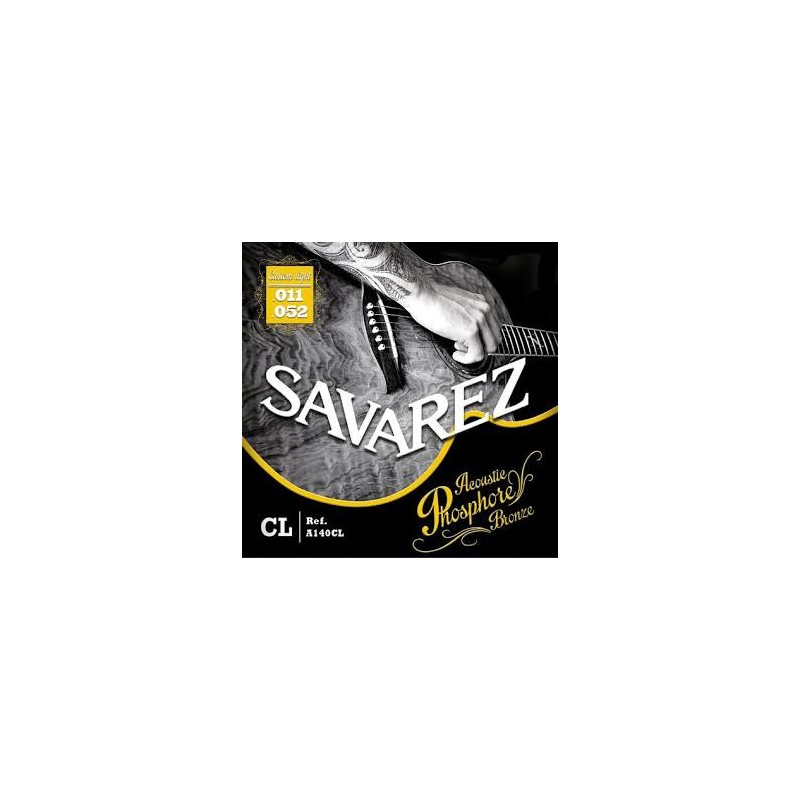 Jeu de Corde Pour Guitare Acoustique SAVAREZ A140L - Macca Music