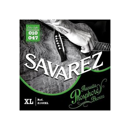 Jeu de Corde Pour Guitare Acoustique SAVAREZ A140M - Macca Music