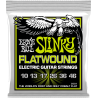 Cordes Guitare Electrique Filet Plat ERNIE BALL 2591 Regular Slinky Flatwound 10-46 - Macca Music