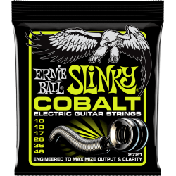 Cordes Guitare Electrique ERNIE BALL 2721 Regular Slinky Cobalt 10-46 - Macca Music