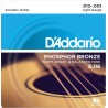 Cordes Pour Guitare Acoustique D'ADDARIO EJ16 PH - Macca Music