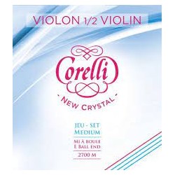 Jeu de Corde Pour Violon 1/2 CORELLI New Cristal - Macca Music