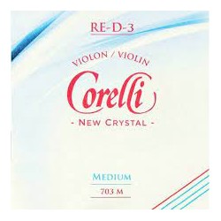 Corde Au Détail Violon Ré CORELLI New Crystal 4/4 - Macca Music