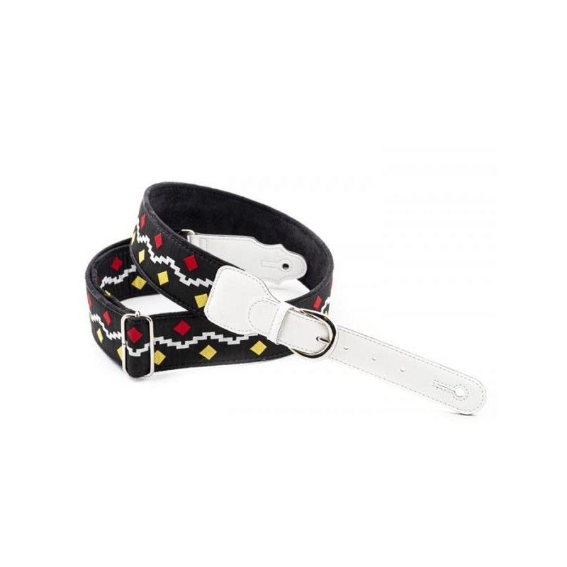 Sangle Pour Guitare Et Basse RIGHTON LEGENDGETBLACK - Macca Music