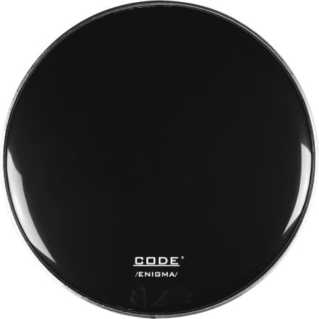 Peau De Résonnance 22" Noir Transparent CODE Enigma Black 22 - Macca Music