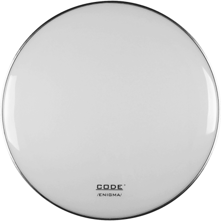 Peau De Résonance Transparente 20" CODE Enigma White GC Reso HD 20 - Macca Music