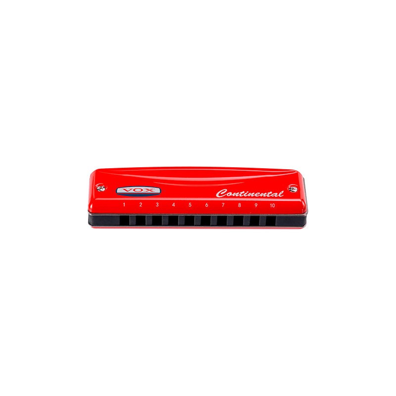 Harmonica diatonique VOX Continental C Red - Macca Music