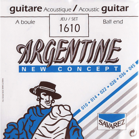 Cordes Pour Guitare Jazz A Boule ARGENTINE 1610 - Macca Music