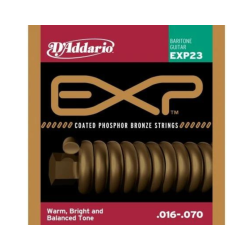 Cordes Pour Guitare Baritone D'ADDARIO EXP23 - Macca Music