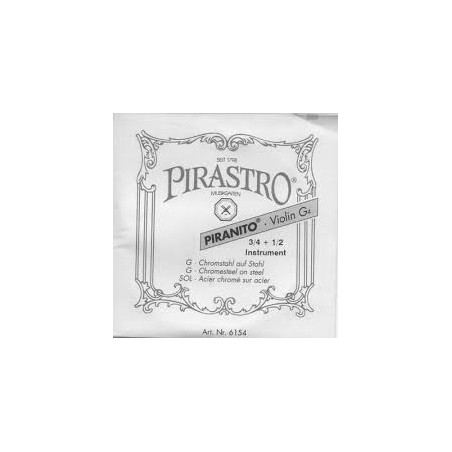 Corde Au Détail Violon Pirastro Sol 3/4 - Macca Music